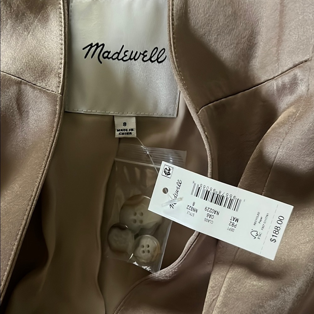 Madewell Cream Blazer
